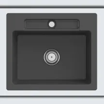 Villeroy & Boch Siluet 60 S graphite + Handbetätigung