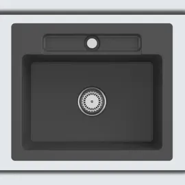 Villeroy & Boch Siluet 60 S graphite + Handbetätigung