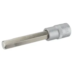 Bit-Stecknuss mit Innen-6-Kant für Hahnverlängerungen 1/2'' bis 65 mm Länge - für 1/2'' 4-Kant-Ratschenaufnahme