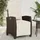 vidaXL Gartensessel mit Fußteil 2 Stk. Verstellbar Braun Poly Rattan