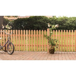 Doppeltor Douglasie Brig – Gartentor aus Holz – Holztor in klassischer Halbrahmenausführung – Gartenzauntor für breite Einfahrten 300 x 60 cm