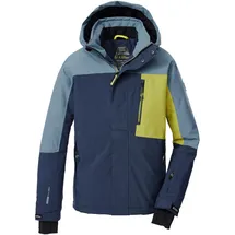 KILLTEC KSW 200 BYS SKI JCKT Skijacke nachtblau/rauchblau/dunkellime 152