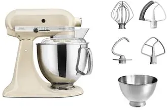 Preisvergleich Produktbild KitchenAid ARTISAN 5KSM175PSEAC Küchenmaschine 300W 4,8L creme