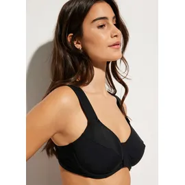 bonprix Bikini-Top Damen Schwarz 80 Cup D