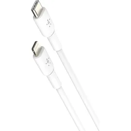 Belkin BoostCharge kompaktes Ladegerät, PD, und PPS inkl.lightning Kabel Weiß