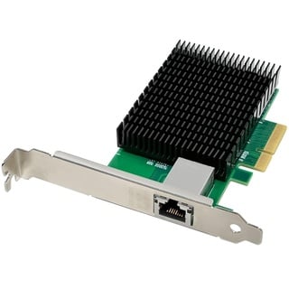 LevelOne GNC-0210 10-Gigabit PCIe 1xRJ45 sw (Mini PCI Express), Netzwerkkarte, Grün