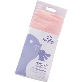 Träumeland Bettlaken TRÄUMELAND "hochwertiges Spannbetttuch aus Tencel", lila (malve), B:70cm L:140cm, Tencel, Obermaterial: 100% Lyocell (TENCELTM), Bettlaken, Bettlaken, Tencel sorgt für ein besonders trockenes, gesundes Schlafklima