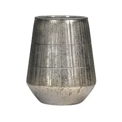 Windlicht Glas grau 651568020802 17x20cm