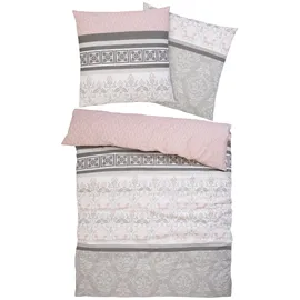 OTTO home Cremona romantisch Rosa 135 x 200 cm + 80 x 80 cm