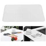 luxuskollektion Abtropfmatte 40 x 45 cm Transparent
