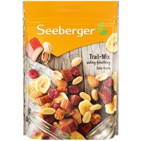 Seeberger Trail-Mix 12er Pack: Nuss-Frucht-Mischung aus gerösteten & gesalzenen Erdnüssen und Mandeln - kombiniert mit süßen Trockenfrüchten - salzig-fruchtiger Geschmack (12 x 150 g)