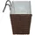 vidaXL Balkon 2 Pcs 50 x 17 x 17 cm Braun