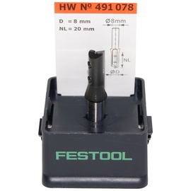 Festool HW S8 D10/25 WP Z1 Wendeplatten-Nutfräser 491078