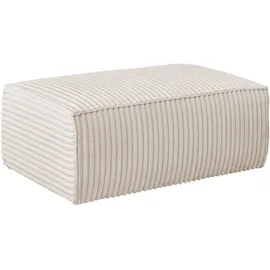 OTTO home Hocker FINNLEY Cord 102 x 42 x 69 cm Beige
