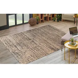 Teppich KAYOOM "Davis 325", beige, B:160cm H:12mm L:230cm, Polyester, Teppiche, edles Design, pflegeleicht, neutrale Farben