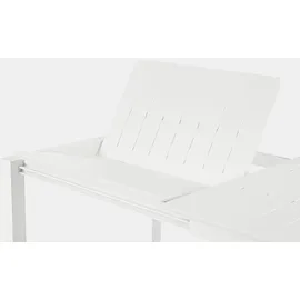 BIZZOTTO Konnor Aluminium mit Ausziehfunktion, modern, Weiß