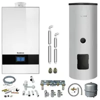 Buderus Logaplus Paket W46S weiß mit Regelung BC400 und