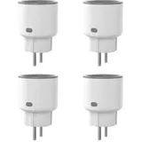 Sonoff Wlan Steckdose 4 St. Schwarz/Weiß