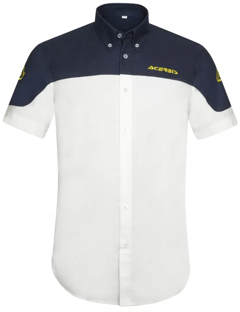 Acerbis Team Hemd, weiss-blau, Größe 2XL für Männer