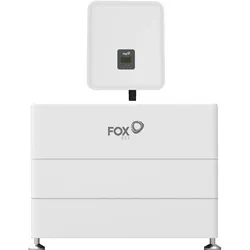 FOX ESS H3 10kW 0% MwSt §12 III UstG Hybrid Wechselrichter mit 8,64 kWh Solarspe...