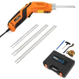 BAUTEC Hand-Styroporschneider Styrocutter 330W » Set 4 inkl. Klingen 150/200/250mm » Dauerbetrieb