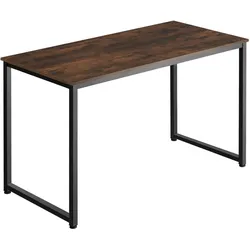 tectake® Schreibtisch, Industrial Style, große Beinfreiheit, Höhe 76,5 cm