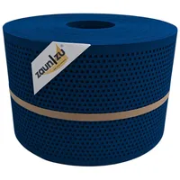 zaunzu® Sichtschutzstreifen 50 x 19 cm Enzianblau Metall