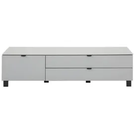 hom'in Hom`in Tv-Element, Grau, Hellgrau, Metall, 2 Schubladen, 165x41.1x52.5 cm, Wohnzimmer, TV Möbel, TV-Elemente