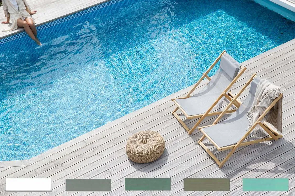 Liegestuhl Fiam Relax hellgrau