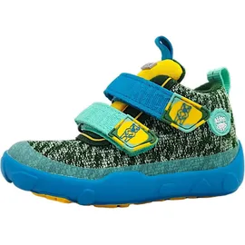 Affenzahn Knit Happy Bär Klettschuh Grün 25 EU