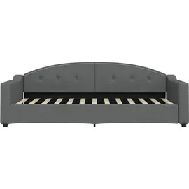 vidaXL Tagesbett 90 x 200 cm Dunkelgrau