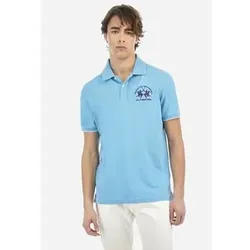La Martina  T-Shirts & Poloshirts MAP001 PK001-07222 BLUE MIST  in Blau, IT M