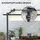 Outsunny Pergola 297 x 297 cm creme