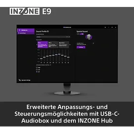 Sony INZONE E9, In-ear Kopfhörer Weiß