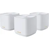 Asus ZenWiFi XD4 Plus AX1800 weiß, Router und Satellit Set, 3er-Bundle (90IG07M0-MO3C40)