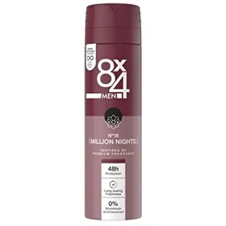 8X4 Men Million Nights Deospray 6 x 150 ml
