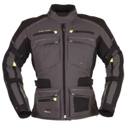 Modeka Motorradjacke Tacoma II grau / schwarz S