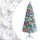 vidaXL Künstlicher Weihnachtsbaum mit Beleuchtung Weiß 210 cm