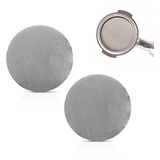 2 Kaffeefilter, Espresso-Wasserabscheider, sekundärer Wasserabscheider, tragbares Puck-Sieb, wiederverwendbarer Kaffeefilter