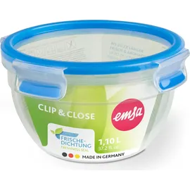 Emsa Frischhaltedose Clip & Close blau 16,7 cm 1,1 l