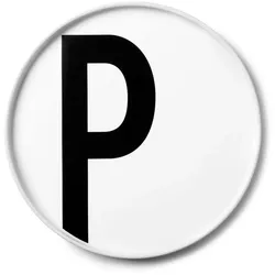 Design Letters - AJ Porzellan Teller P
