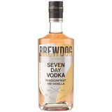 Brewdog | Seven Day Vodka | Passsionfruit & Vanilla | 700 ml | 40% Vol. | Geschmack von Passionsfrucht & Vanille | Zarte Noten von Ananas | Kristallklarer & sanfter Spirit