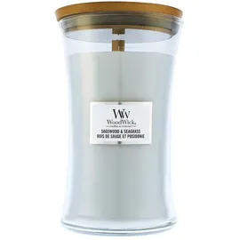 Woodwick Sagewood & Seagrass Duftkerze 610 g