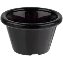 Assheuer & Pott APS 40762 Dipschälchen, 12er-Set, Kunststoff, Ø 6 cm, Höhe 3,5 cm, schwarz