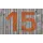 Keilbach Hausnummer Stahl/Rost 24 cm, – 9,