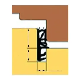TRELLEBORG Haustürdichtung Silikon SC 312 50 m