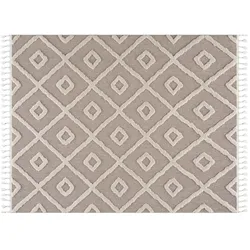 Collection by citamaass Kurzflorteppich  Free , braun , Synthetische Fasern , Maße (cm): B: 120