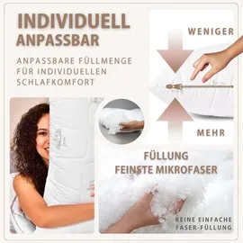 sei design heimtextilien inh. i. richter Bett-Set SWAN Collection, 6-Tlg. | Weiß