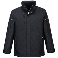 PORTWEST PW3 Winterjacke, Farbe: Schwarz, Größe: S,