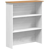 VidaXL Hutch ASKIM Weiß 91x30x104 cm Massivholz Kiefer